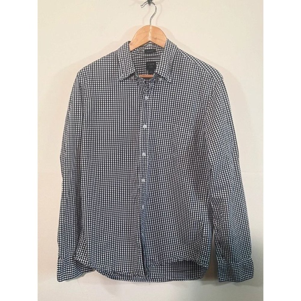 Men’s J Crew Button Down Slim Fit Flex Shirt Size Large
